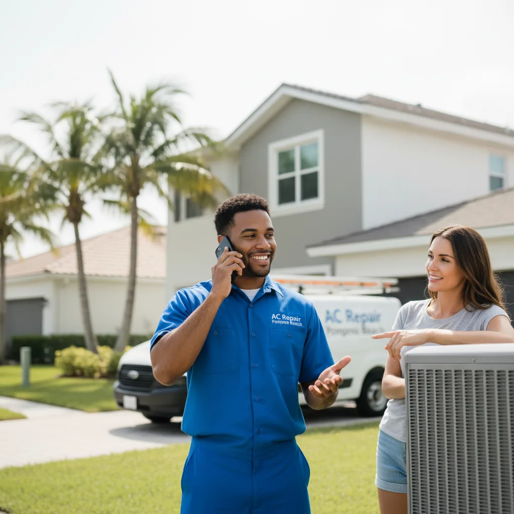 AC Repair Pompano Beach customer support in Le Center